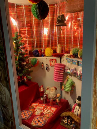 Photograph of Christmas of Yesteryear display