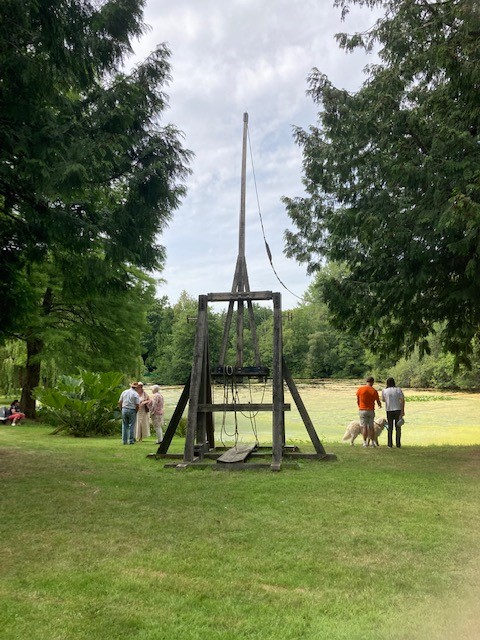 Catapult at Clytha Garden