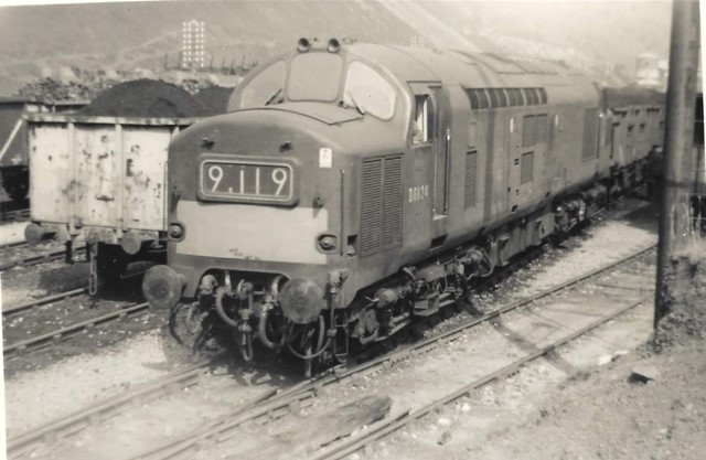 Black and white photo of a rail coal truck 