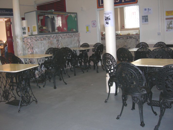 Iron tables and chairs