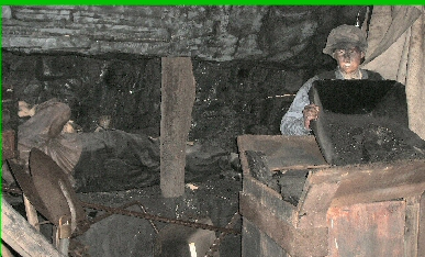Miners at work