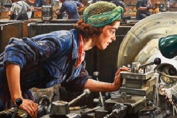 Wartime Factory Woman