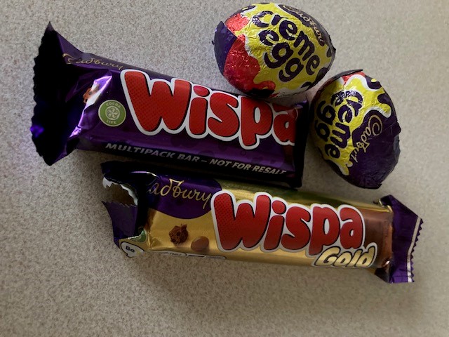 Cadbury Wispa and Creme Eggs photo